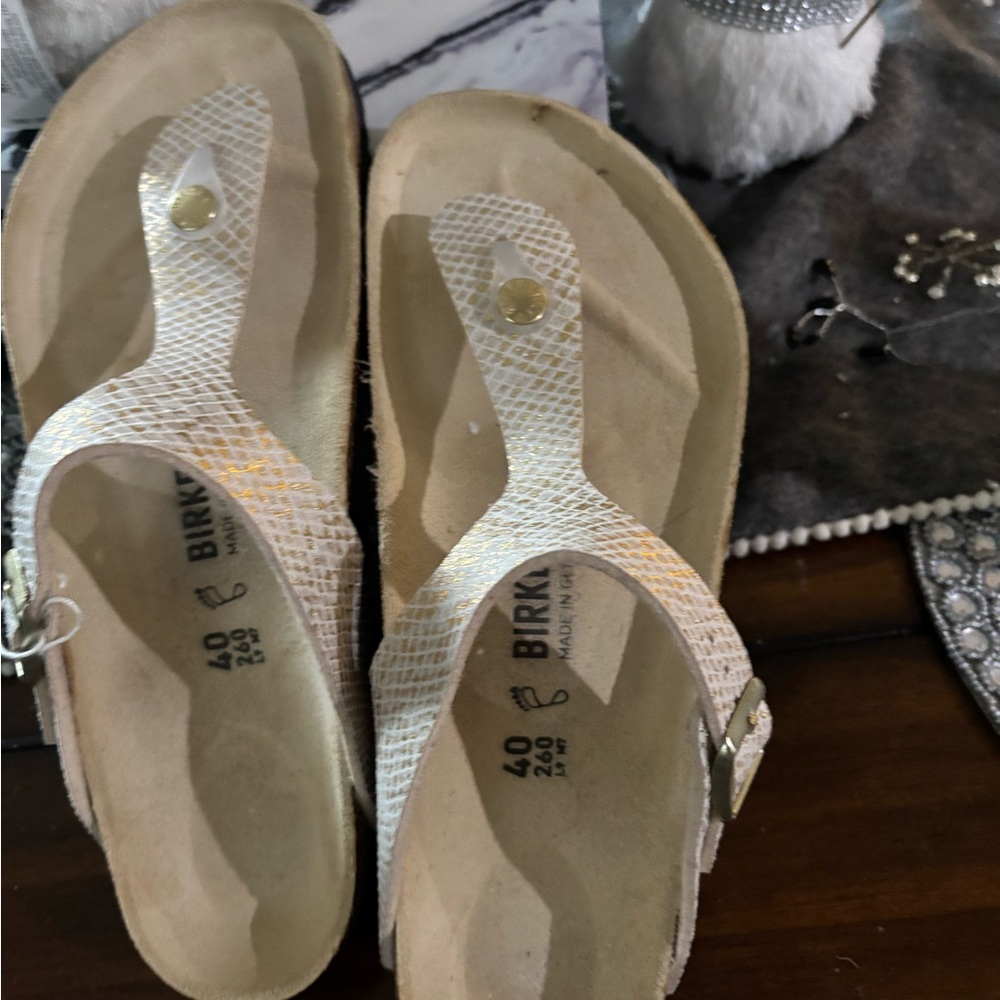 Birkenstock Women's Cream Sandals
